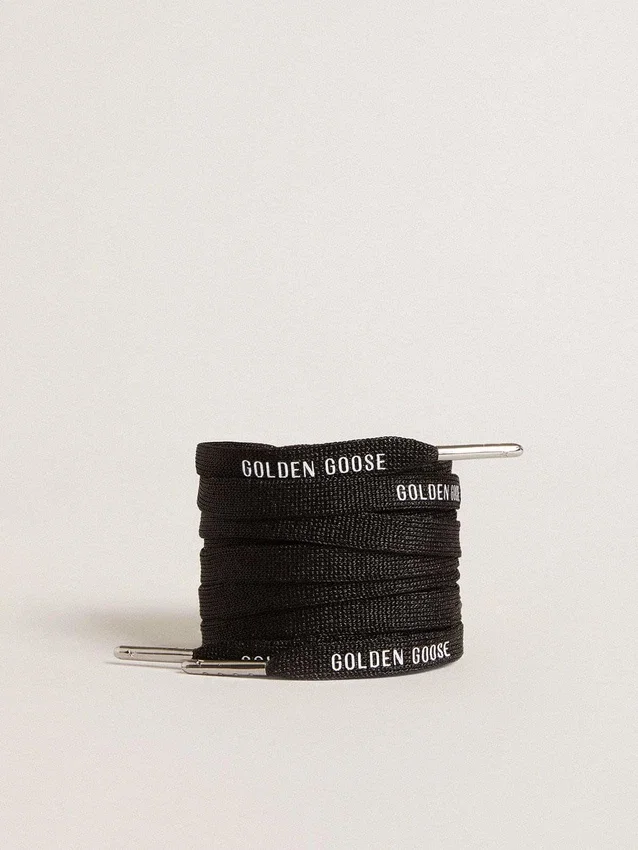 Schwarze Baumwollschnürsenkel