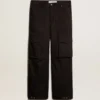 Schwarze Cargohose