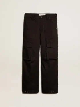 Schwarze Cargohose