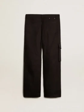 Schwarze Cargohose