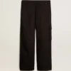 Schwarze Cargohose