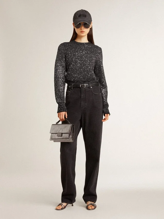 Schwarze Damenjeans