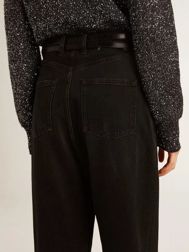 Schwarze Damenjeans