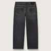 Schwarze Herrenjeans im Stonewashed-Look