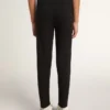 Schwarze Leggings für Mädchen mit weissen Sternen an den Seiten