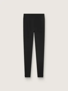 Schwarze Sportleggings für Damen mit hoher Taille