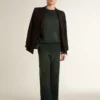 Schwarzer Herren-Blazer mit Zweireiher-Schluss und Knopfleiste