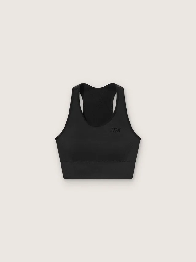 Schwarzer Sport-BH für Damen