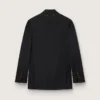 Schwarzer Zweireiher-Blazer für Damen