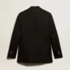 Schwarzer Zweireiher-Blazer für Damen