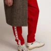 Sky-Star-Sneaker mit Signatur am Knöchel und Einsätzen aus Ponyfell mit Leopardenmuster