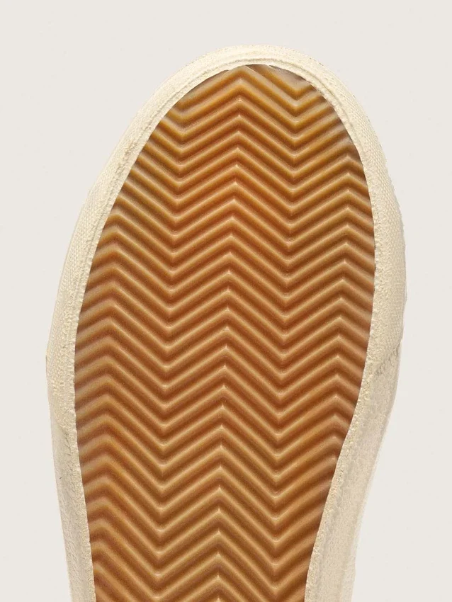 Slide in Beige mit rosa Metallic-Lederstern und Glitzer