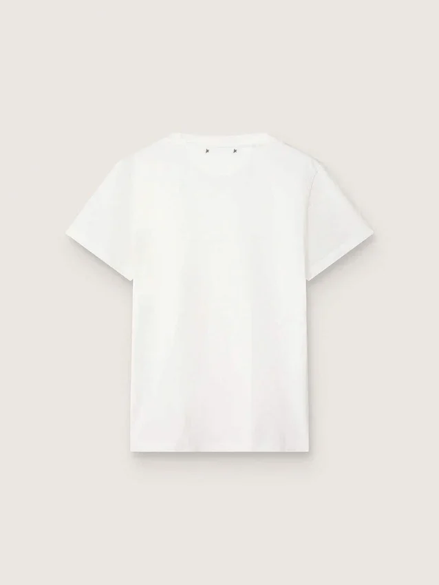 Slim-Fit-Damen-Hemd in Weiss mit Used-Look