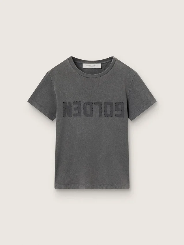 Slim-Fit-Hemd im Used-Look in Anthrazitgrau