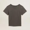 Slim-Fit-Hemd im Used-Look in Anthrazitgrau