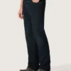 Slim-Fit-Herrenjeans aus dunklem Indigo-Stretch-Denim