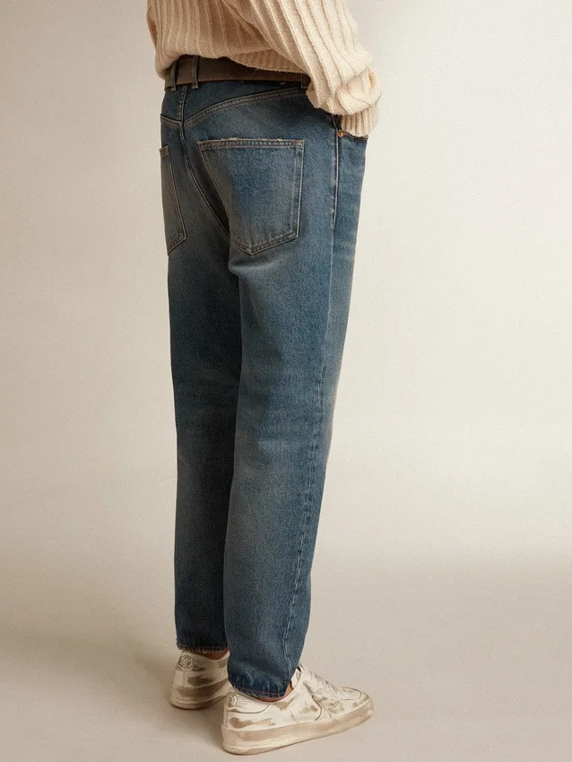 Slim-Fit-Jeans für Herren mit mittlerer Waschung