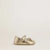 Sofi Baby-Ballerinas aus goldenem Leder