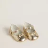 Sofi Baby-Ballerinas aus goldenem Leder