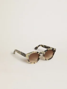 Sonnenbrille im Cameron-Stil mit Schildpattmuster