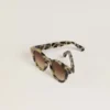 Sonnenbrille im Cameron-Stil mit Schildpattmuster