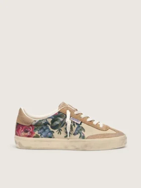 Soul Star für Damen aus Canvas und Wildleder mit farbenfrohem Print