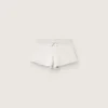 Star-Damen-Shorts aus grauem Melange-Fleece