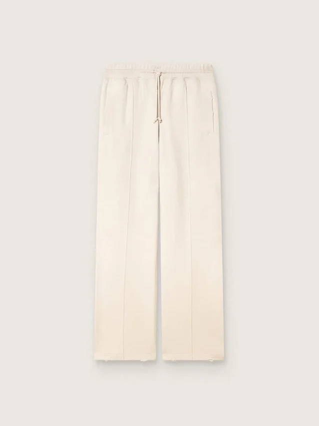 Star Unisex-Sweathose aus fleece in Vintage-Weiss