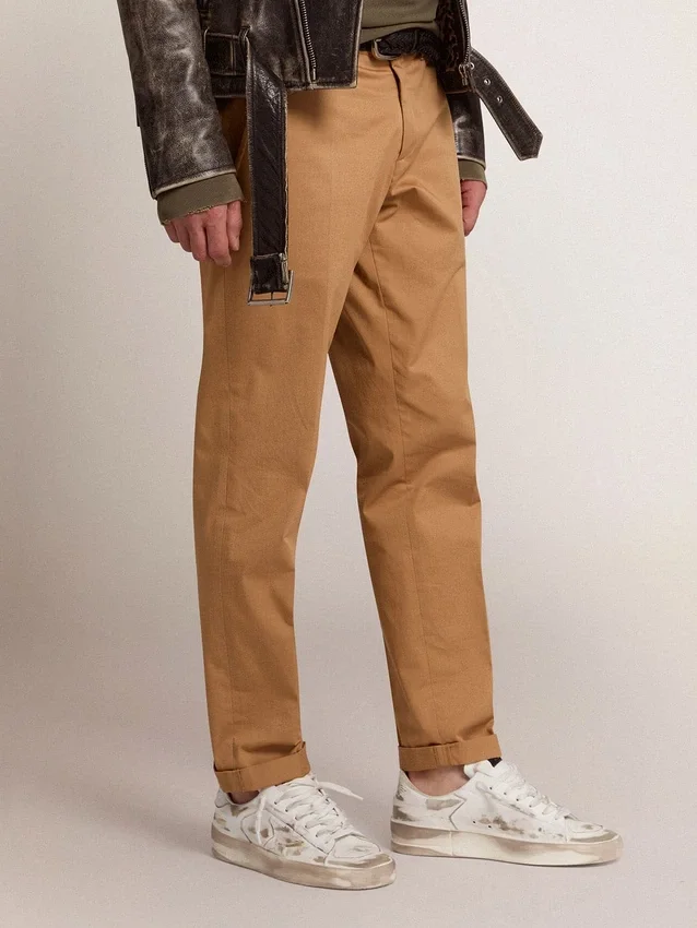 Stardan aus weissem Leder mit weissem Lederstern und Fersenlasche