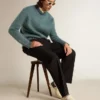 Stardan aus weissem Leder und Mesh mit weissem Lederstern