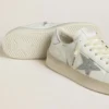 Stardan LTD für Damen mit Swarovski-Kristallstern und Fersenlasche aus Metallic-Leder