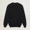 Strickjacke aus der Golden Collection aus dunkelblauer Baumwolle mit Used-Look