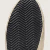 Super-Star aus Nappaleder mit hellblauem Stern aus Wildleder und grauer Fersenlasche aus Leder