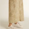 Super-Star aus perlfarbenem Canvas mit einem ton-in-ton-Stern aus Mesh