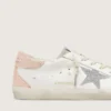 Super-Star für Damen aus Leder mit Swarovski-Kristallstern und Fersenlasche