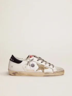 Super-Star für Damen mit blauer Fersenlasche und Swarovski-Kristallstern