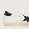 Super-Star für Damen mit schwarzem Swarovski-Kristallstern und Fersenlasche