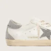 Super-Star für Damen mit silbernem Swarovski-Kristallstern und Fersenlasche