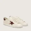 Super-Star für Damen mit Stern aus Wildleder und Fersenlasche mit Swarovski-Kristallen