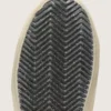 Super-Star LTD für Damen aus schwarzem Wildleder mit schwarzem Glitzerstern und schwarzer Fersenlasche aus Leder