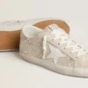 Super-Star LTD für Damen aus Wildleder mit Swarovski-Kristallen und eisgrauem Lederstern