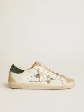 Super-Star LTD für Damen mit Lederstern und Fersenlasche mit Swarovski-Kristallen