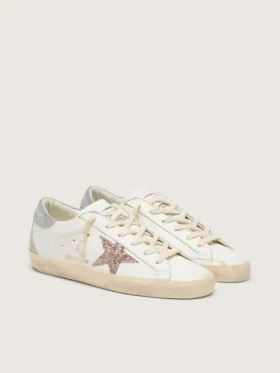 Super-Star LTD für Damen mit mehrfarbigem Glitzerstern und Fersenlasche aus Wildleder