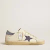 Super-Star LTD für Damen mit Stern aus Wildleder und Fersenlasche mit Swarovski-Kristallen