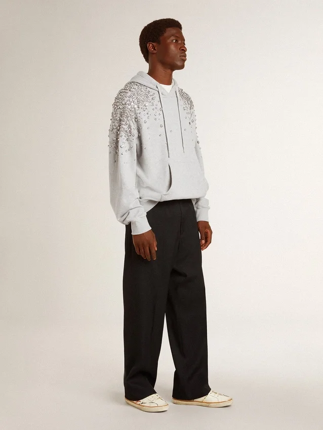 Super-Star LTD für Herren mit perforiertem Stern und Fersenlasche aus Metallic-Leder