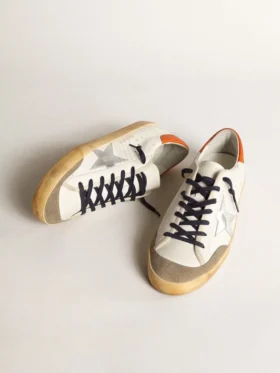Super-Star Penstar mit silbernem Stern und orangefarbener Fersenlasche