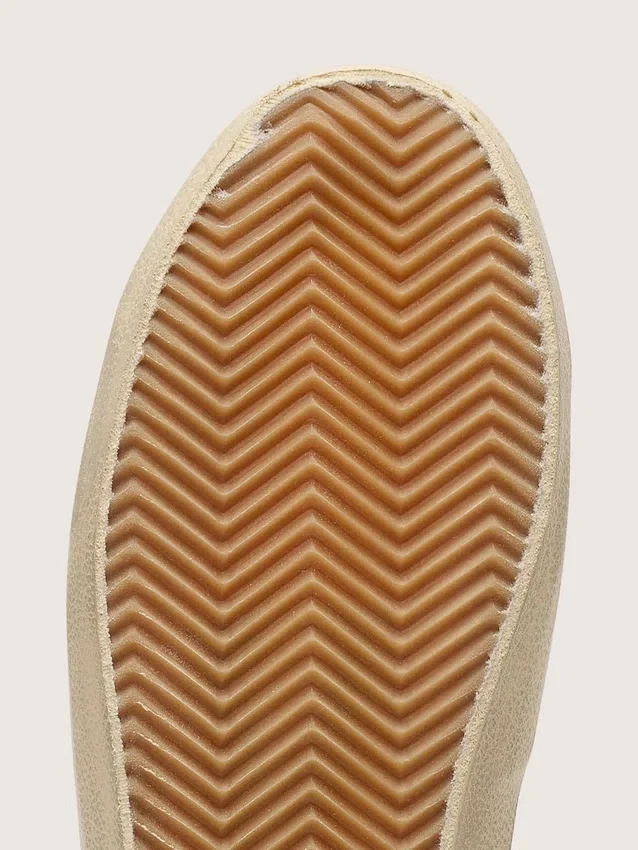 Super-Star Sabots für Damen aus weissem Leder mit Swarovski-Stern