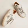 Super-Star-Sneaker für Herren mit Stern aus Wildleder und brauner Fersenlasche