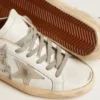 Super-Star-Sneaker für Herren mit Stern aus Wildleder und brauner Fersenlasche