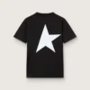 T-Shirt aus der Black Star Collection mit kontrastierendem weissem Logo und Stern